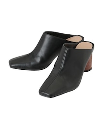 MERCURYDUO | 変形チャンキーヒールサボサンダル(サンダル)