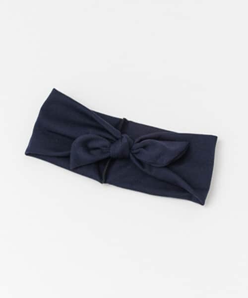 SENSE OF PLACE by URBAN RESEARCH（センスオブプレイスバイアーバンリサーチ）の「FO リボンヘアバンド∴（ヘアバンド・レディース・NAVY/GRAY/KHAKI/BROWN・FREE）」の5枚目の写真