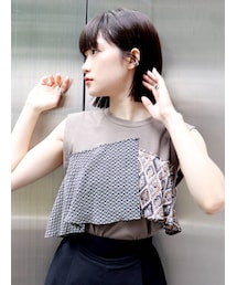 MURUA | ラッフルドッキングトップス(Tシャツ/カットソー)