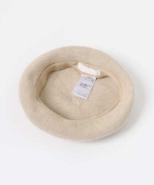 SENSE OF PLACE by URBAN RESEARCH（センスオブプレイスバイアーバンリサーチ）の「サーモベレー（ハンチング/ベレー帽・レディース・IVORY/BLACK・one）」の16枚目の写真