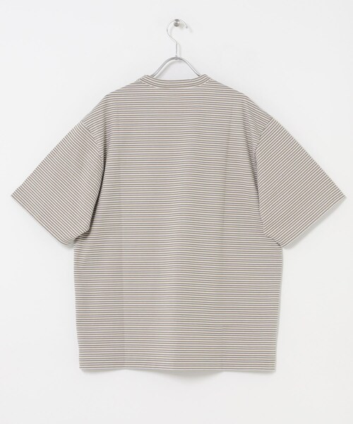 URBAN RESEARCH DOORS(アーバンリサーチドアーズ)の「STILL BY HAND STRIPED T-SHIRTS(Tシャツ/カットソー・メンズ・BEG×WHT/GRY×BLK/BLK×WHT・46/48/50)」の19枚目の写真