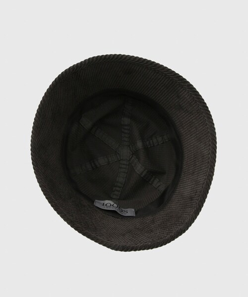 ADAM ET ROPE'（アダムエロペ）の「【THOUSANDS/サウザンズ】CORDUROY SAILOR HAT（ハット・メンズ・チャコール/ホワイト系・M）」の7枚目の写真