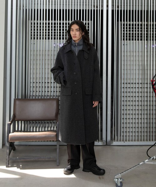 URBAN RESEARCH（アーバンリサーチ）の「ANOTHER OFFICE　Voyager Bold Balmacaan Coat（テーラードジャケット・メンズ・Black/Navy/H Charcoal・1/2/3）」の17枚目の写真