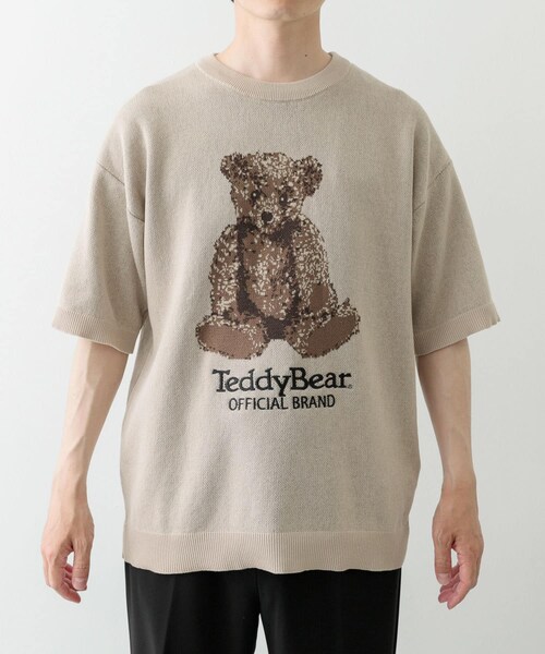 ITEMS URBANRESEARCH(アイテムズ アーバンリサーチ)の「Teddy Bear クルーネックサマーニット(ニット/セーター・メンズ・BEG/GRN/NVY・M/L)」の19枚目の写真