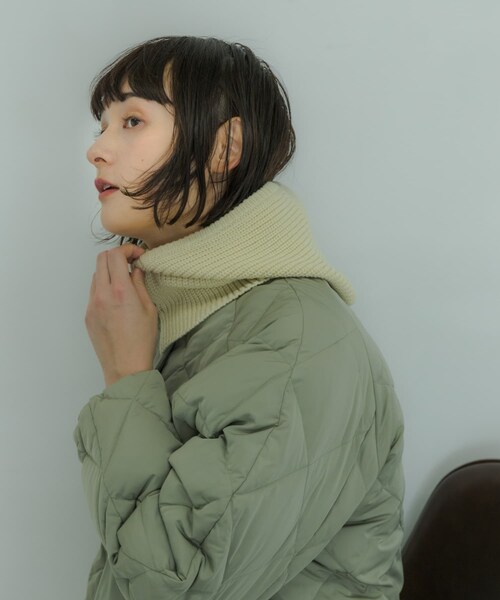 SMELLY（スメリー）の「ニットバラクラバ（ニットキャップ/ビーニー・レディース・GRY/IVO/BRN・-）」の12枚目の写真