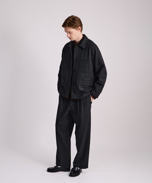 Saturdays NYC(サタデーズ ニューヨークシティ )の「Antoine Wool Chore Jacket(その他アウター・レディース・ブラック・L/M/S/XL)」の15枚目の写真