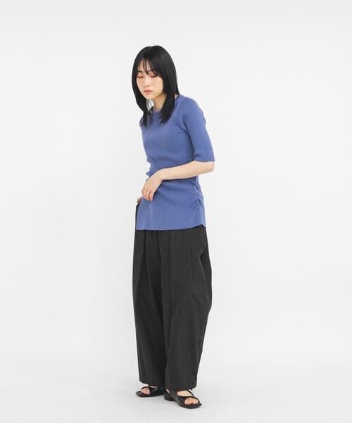 KBF（ケイビーエフ）の「スクエアトゥリボンコンビサンダル（サンダル・レディース・BLUE/BLACK・36/37/38）」の10枚目の写真
