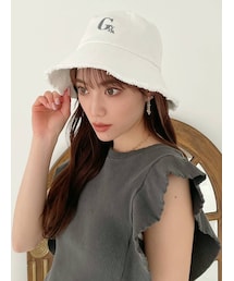 GYDA | GYDA裾フリンジバケットハット(ハット)