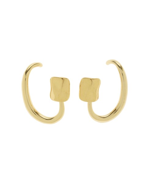 EMODA（エモダ）の「2WAYイヤーカフピアス（ピアス（両耳用）・レディース・シルバー/ゴールド・F）」の2枚目の写真