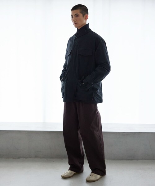 URBAN RESEARCH（アーバンリサーチ）の「new basic NYLON TYPE M-47 JACKET（テーラードジャケット・メンズ・KHAKI/BLACK・M/L）」の8枚目の写真