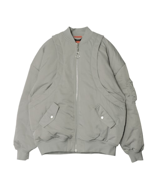 PAMEO POSE（パメオポーズ）の「Cavalry MA-1（MA-1・レディース・グレー/ブラック/カーキ・F）」の13枚目の写真