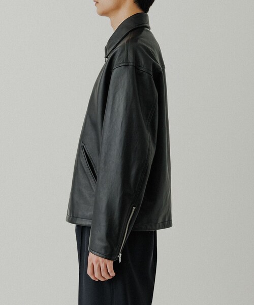 ADAM ET ROPE'（アダムエロペ）の「ラムレザー ジップアップ ブルゾン（ブルゾン・メンズ・ブラック・L/M）」の15枚目の写真