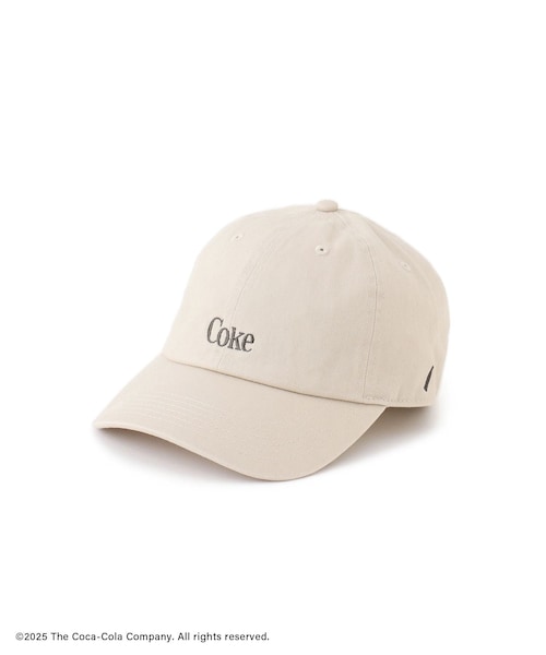 ADAM ET ROPE'(アダムエロペ)の「Coca-Colaエンブロイダリーキャップ(キャップ・レディース・チャコール/ベージュ・F)」の4枚目の写真