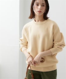 nissen | スウェットライクラグランニット(ニット/セーター)