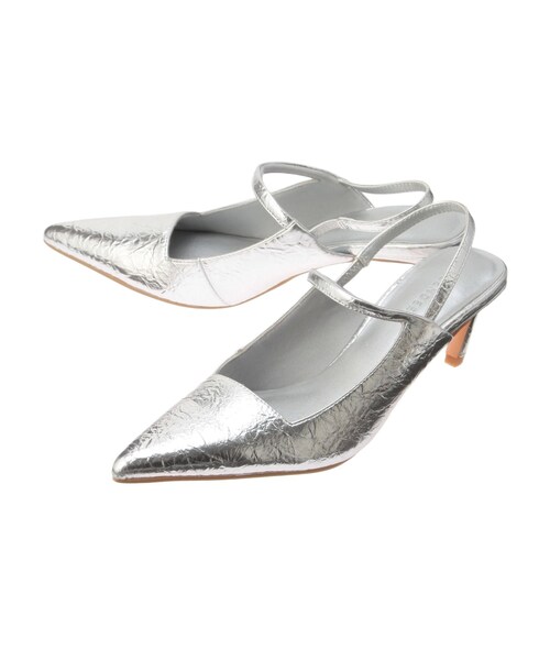 ELENDEEK（エレンディーク）の「POINTED TOE MULE（サンダル・レディース・ブラック/シルバー/ゴールド/ミックス・37/38）」の13枚目の写真