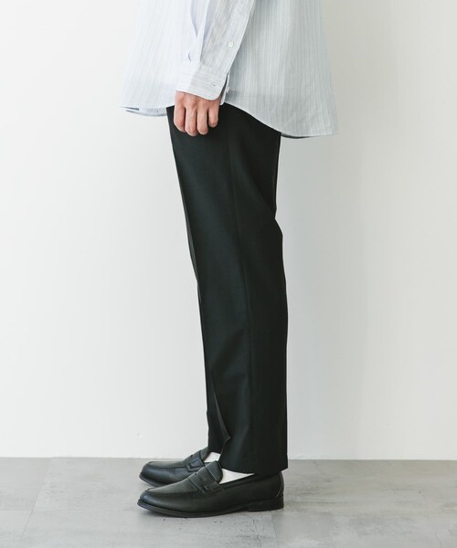 URBAN RESEARCH DOORS（アーバンリサーチドアーズ）の「『UR TECH DRYLUXE』『イージーケア/速乾/UVカット』テーパードパンツ（その他パンツ・メンズ・NAVY/CHALK/BLUE GREEN/BLACK・S/M/L/XL）」の7枚目の写真