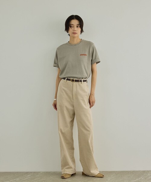 ADAM ET ROPE'(アダムエロペ)の「【TORY LEATHER(トリーレザー)】3/4 wide plain creased belt(ベルト・レディース・ブラック/ダークブラウン・F)」の12枚目の写真