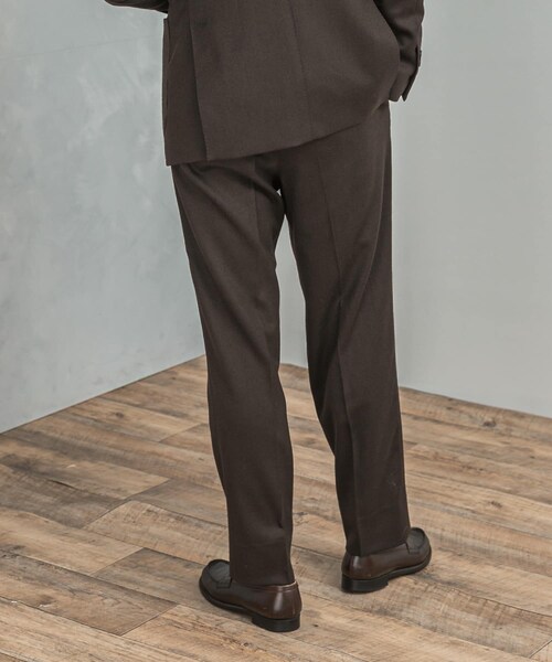 URBAN RESEARCH DOORS（アーバンリサーチドアーズ）の「LIFE STYLE TAILOR　フラノパンツ（スラックス・メンズ・GRAY-CH/BROWN・44/46/48/50）」の19枚目の写真