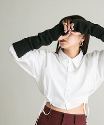 KBF | スリットリブアームウォーマー(ベルト)