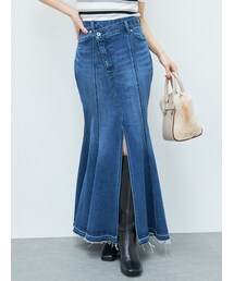 MERCURYDUO | デニムラップマーメイドスカート(スカート)