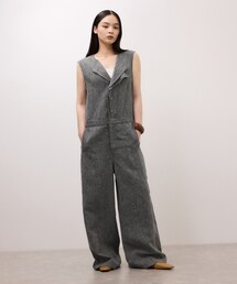 ADAM ET ROPE'（アダムエロペ）の「レーススリーブロンパース（）」 - WEAR