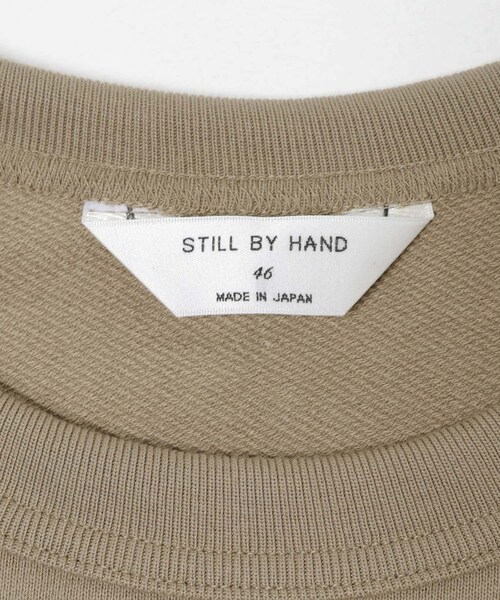 URBAN RESEARCH DOORS（アーバンリサーチドアーズ）の「STILL BY HAND　PIMA COTTON SWEATSHIRTS（スウェット・メンズ・ASH WHITE/K.BEIGE/INK BLACK・46/48）」の18枚目の写真