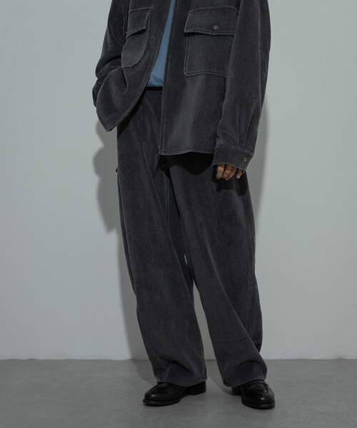 SENSE OF PLACE by URBAN RESEARCH(センスオブプレイスバイアーバンリサーチ)の「『セットアップ対応』ヴィンテージツイルカーブパンツ(その他パンツ・メンズ・BROWN/BLACK/KHAKI・M/L)」の6枚目の写真