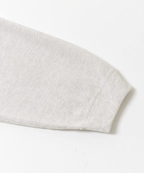 URBAN RESEARCH（アーバンリサーチ）の「crepuscule　Co/Ra Moss Stitch Pullover（ニット/セーター・メンズ・OATMEAL/H GRAY/BLACK・1/2）」の6枚目の写真