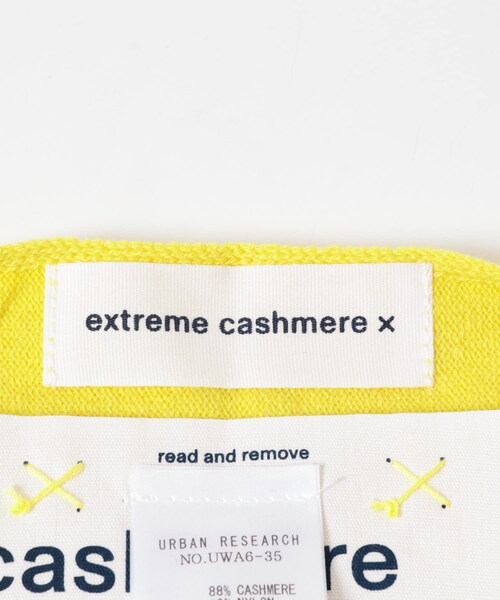 URBAN RESEARCH(アーバンリサーチ)の「Extreme Cashmere bandana(ニット/セーター・レディース・sunny/rosa/raven/felt/heaven/chalk・-)」の17枚目の写真