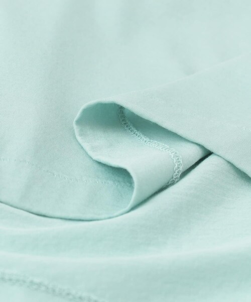 URBAN RESEARCH DOORS（アーバンリサーチドアーズ）の「『別注』unfil×DOORS　high twist cotton L/S t-shirts（Tシャツ/カットソー・レディース・別注l.blue/別注beige/別注orange・1）」の16枚目の写真