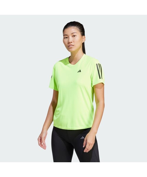 adidas（アディダス）の「オウン ザ ラン 半袖Tシャツ（トップス・レディース・ブラック/ホワイト/パープル/グリーン/セミフラッシュアクア・J/S/S/J/M/J/L/J/XL/J/2XL/M/L/XL/2XL/3XL/J/3XL/XS/5XL/J/XS）」の12枚目の写真