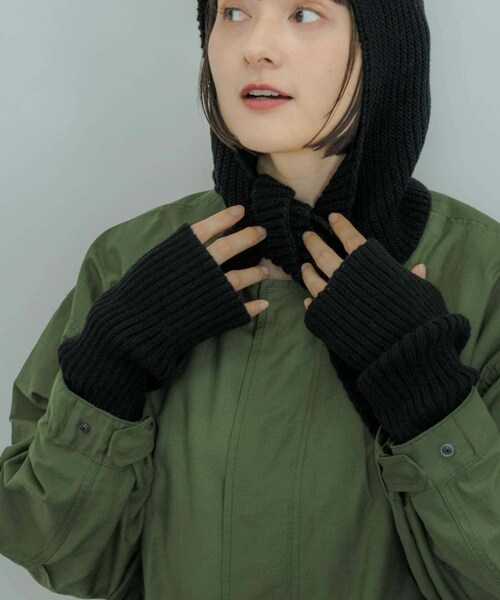 SMELLY（スメリー）の「リブアームウォーマー（ベルト・レディース・BEG/BLK/BLU・-）」の14枚目の写真