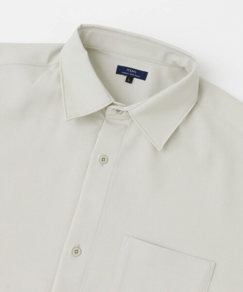 ITEMS URBANRESEARCH（アイテムズ アーバンリサーチ）の「ドライタッチ レギュラーカラー 半袖シャツ（シャツ/ブラウス・メンズ・IVO/MNT/BLU/CHA・M/L）」の14枚目の写真