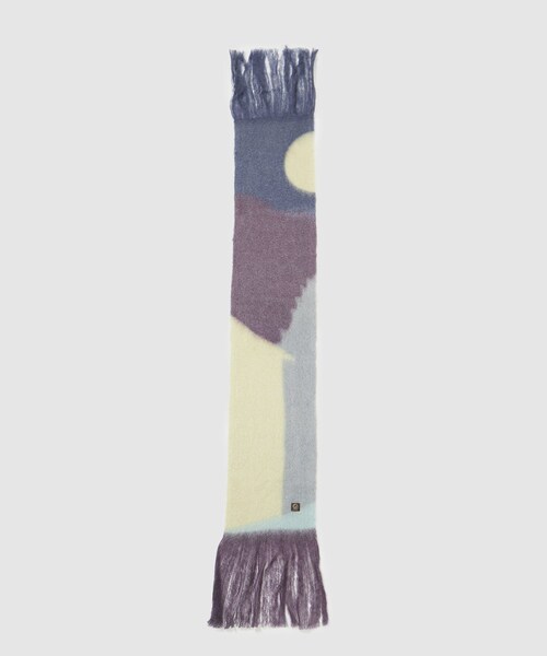 ROPE'（ロペ）の「【MANTAS EZCARAY(マンタス エスカライ)】 VIEWS MOHAIR STOLE (REF. NIGHT 1-B)（ストール/ショール・レディース・ネイビー/ネイビー系・F）」の22枚目の写真