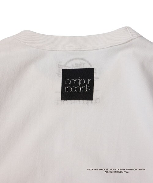 bonjour records(ボンジュールレコーズ)の「The Strokes for bonjour records S/S pocket Tee ザ・ストロークス オフィシャル ポケットTシャツ(Tシャツ/カットソー・レディース・ブラック/ホワイト・L/M/XL)」の14枚目の写真