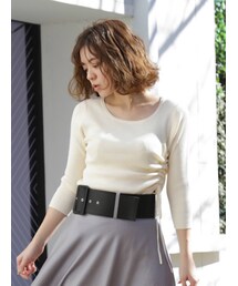 dazzlin | サイドドロストクルートップス(ニット/セーター)