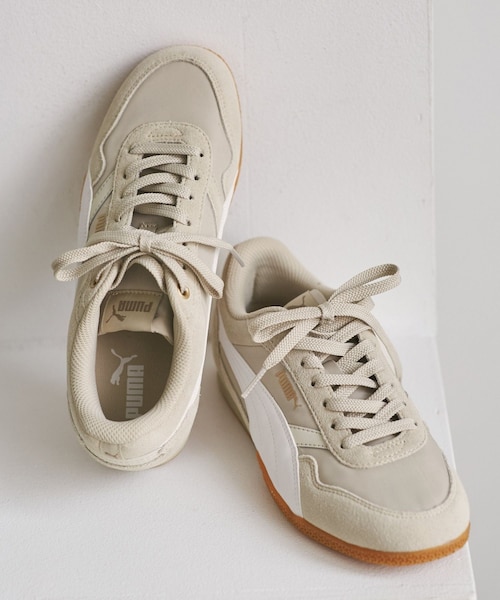 ROPE' PICNIC(ロペピクニック)の「【PUMA/プーマ】ベラドンナ ナイロンスニーカー(スニーカー・レディース・キナリ/ベージュ/ピンク・23.5/24.0/24.5)」の7枚目の写真