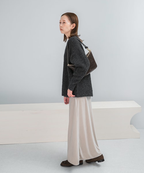 ベロアロングスカート Commencement｜ベロア ロング スカート “Velour