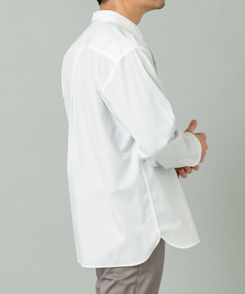 URBAN RESEARCH ROSSO(アーバンリサーチロッソ)の「『防シワ/防臭』アーバンリラックスブロードシャツ(シャツ/ブラウス・メンズ・WHITE/NAVY/BLUE/KHAKI/SAX/CHARCOAL・S/M/L/XL)」の13枚目の写真