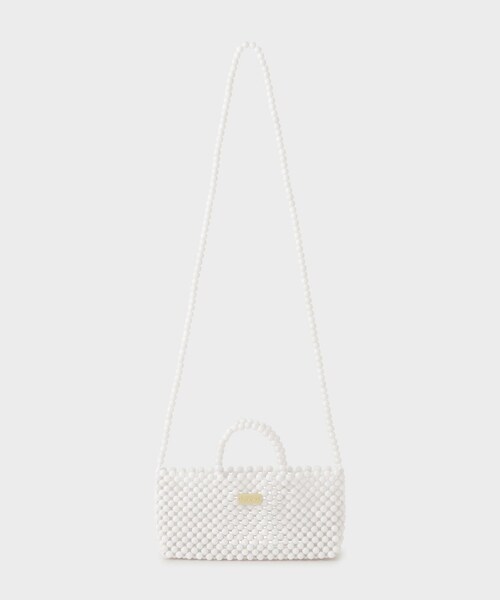 ROPE'(ロペ)の「【TOOS(トオス)】MINI SHOULDER BAG|バック(ショルダーバッグ・レディース・ホワイト/その他・F)」の1枚目の写真