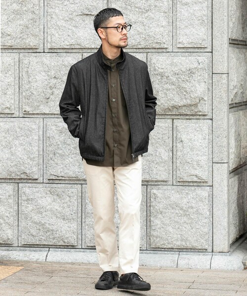 URBAN RESEARCH ROSSO（アーバンリサーチロッソ）の「『WEB限定』デニムスタンドブルゾン（ブルゾン・メンズ・INDIGO/BLACK/D.BLACK・M/L）」の7枚目の写真