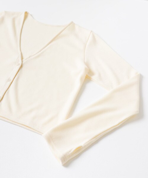 THE GOODLAND MARKET（ザグッドランドマーケット）の「&her　Vest Cardigan Set（カーディガン/ボレロ・レディース・GRYxOFF/CHARCOAL/OFF・FREE）」の21枚目の写真
