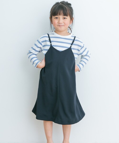 URBAN RESEARCH DOORS(アーバンリサーチドアーズ)の「『親子リンク』ボーダーワイドプルオーバー(KIDS)(その他トップス・キッズ・NVY/PINK/BLUE・105/120/135/150)」の2枚目の写真