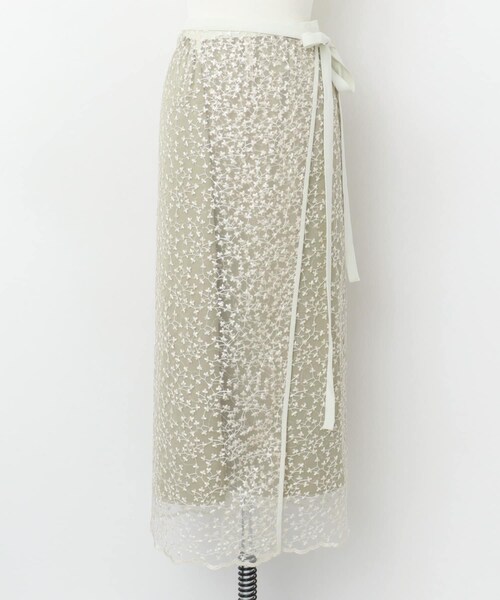 URBAN RESEARCH ROSSO（アーバンリサーチロッソ）の「フラワースパンコールレーススカート（スカート・レディース・sax/off・FREE）」の14枚目の写真