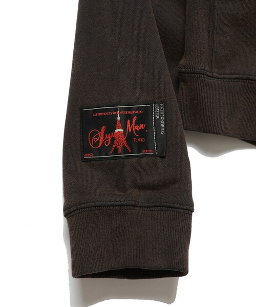 ADAM ET ROPE'(アダムエロペ)の「【PLATEAU STUDIO/プラトー スタジオ】x SYU.Man illustrator hoodie(パーカー・メンズ・ブラック/キナリ・2/3)」の14枚目の写真