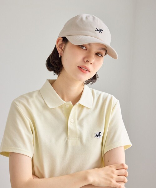 ROPE' PICNIC(ロペピクニック)の「コットンツイル刺繍キャップ/抗菌防臭(キャップ・レディース・キナリ/ネイビー/ピンク・F)」の7枚目の写真