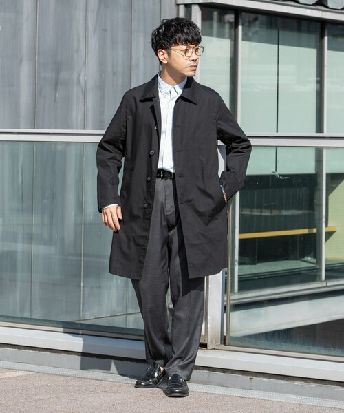 URBAN RESEARCH ROSSO（アーバンリサーチロッソ）の「『撥水』タイプライタースプリングコート（ステンカラーコート・メンズ・BLACK/D/NAVY/BLUE/GRAY/BEIGE/KHAKI・S/M/L/XL）」の11枚目の写真