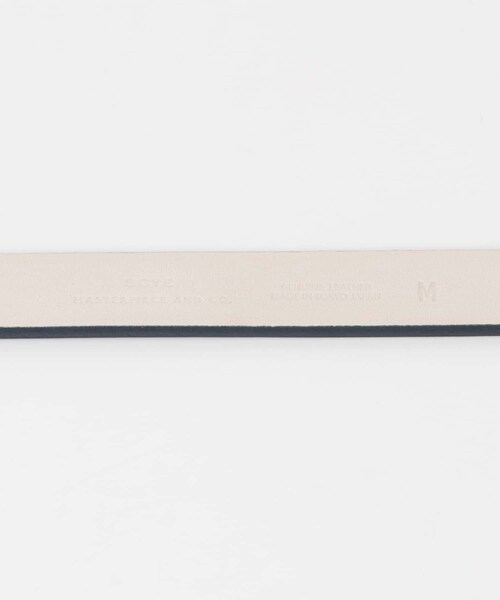 URBAN RESEARCH（アーバンリサーチ）の「Scye　Smooth Leather Belt（ベルト・メンズ・Blue/Light Gray/Black・M）」の11枚目の写真