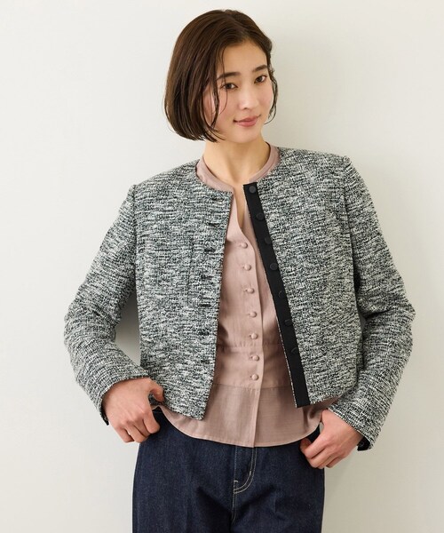 ROPE'（ロペ）の「カールマイヤーウエストタックペプラムブラウス/イージーケア（シャツ/ブラウス・レディース・ブルー系/ピンク系・36/38）」の15枚目の写真