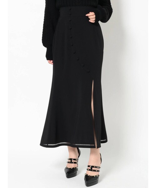 ディープスリットマーメイドスカート